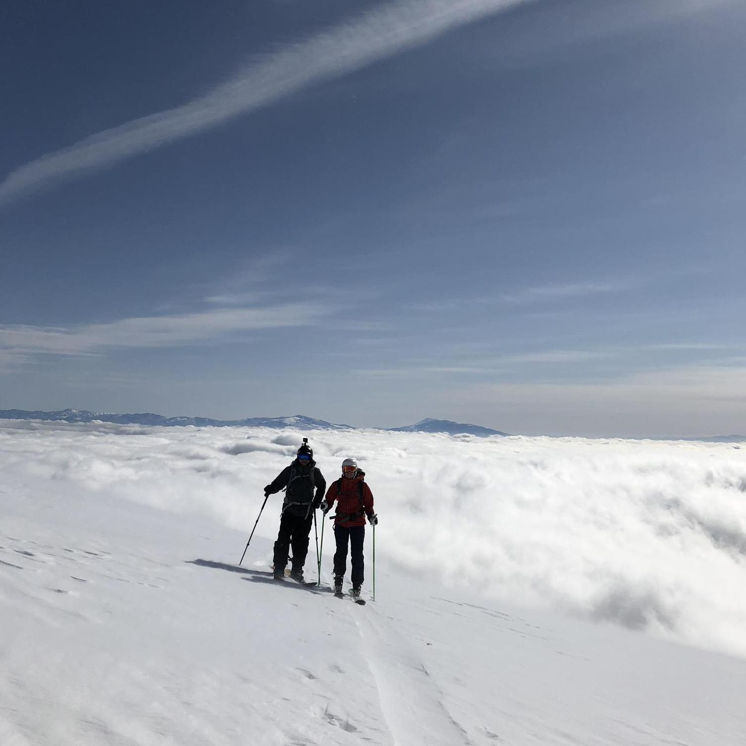 Above the clouds in Hakuba, Japan
