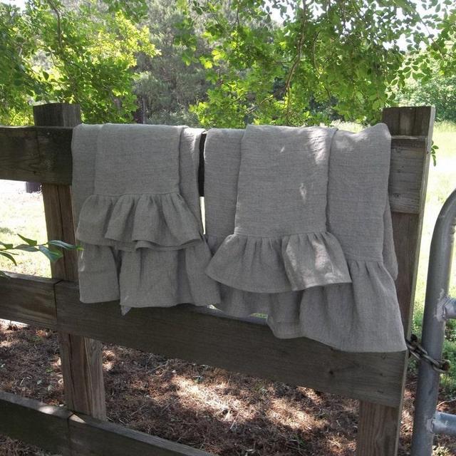 Waffle Linen Towel Set