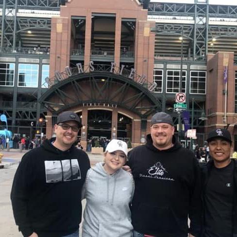 Rockies game with my favorite boys!