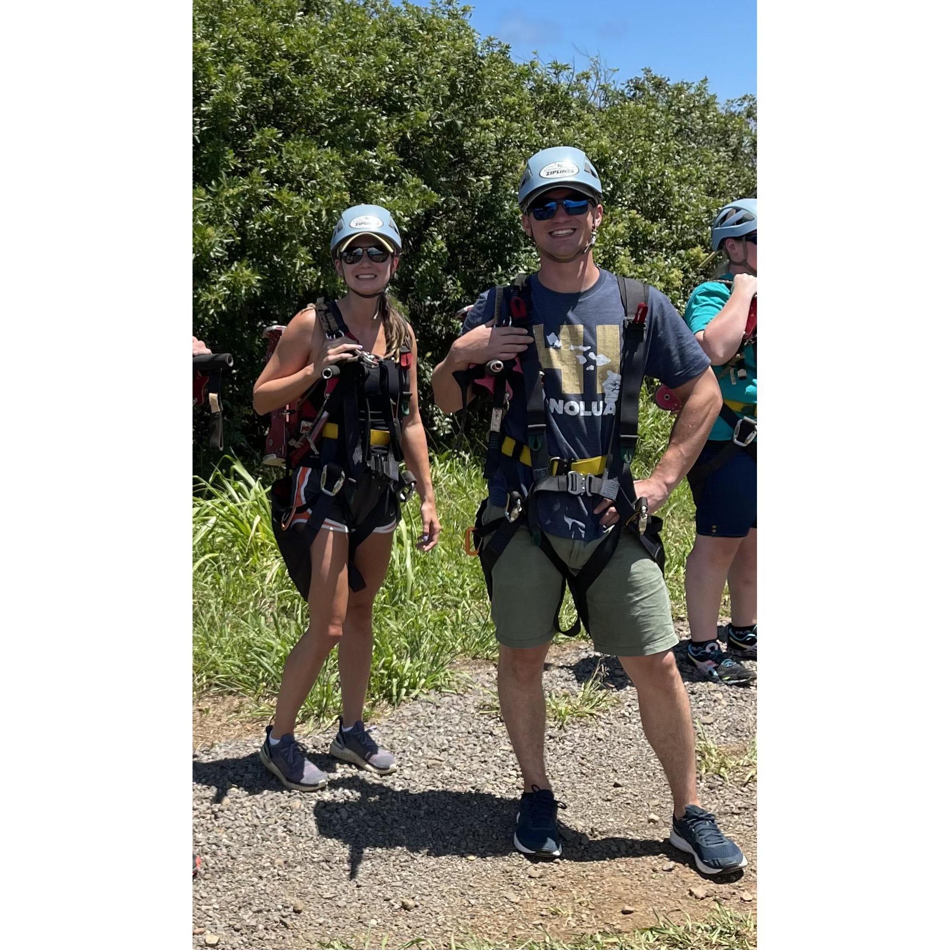 Zipline in Hawaii - Aug 2021