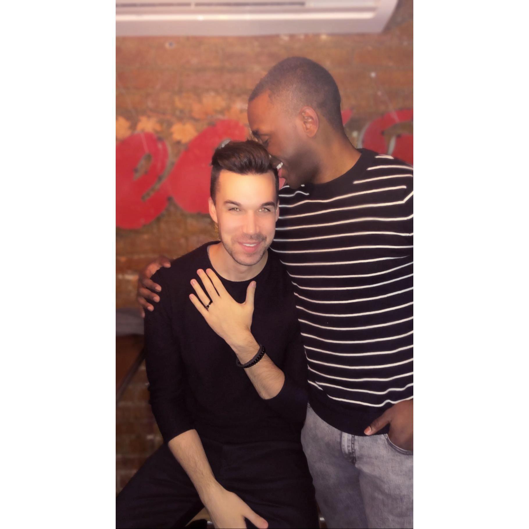So two months after Cory proposed to me, i decided he also deserved a moment that was about him choosing to say ‘Yes’ to the rest of our lives together. ..so i took him to the place where we first met