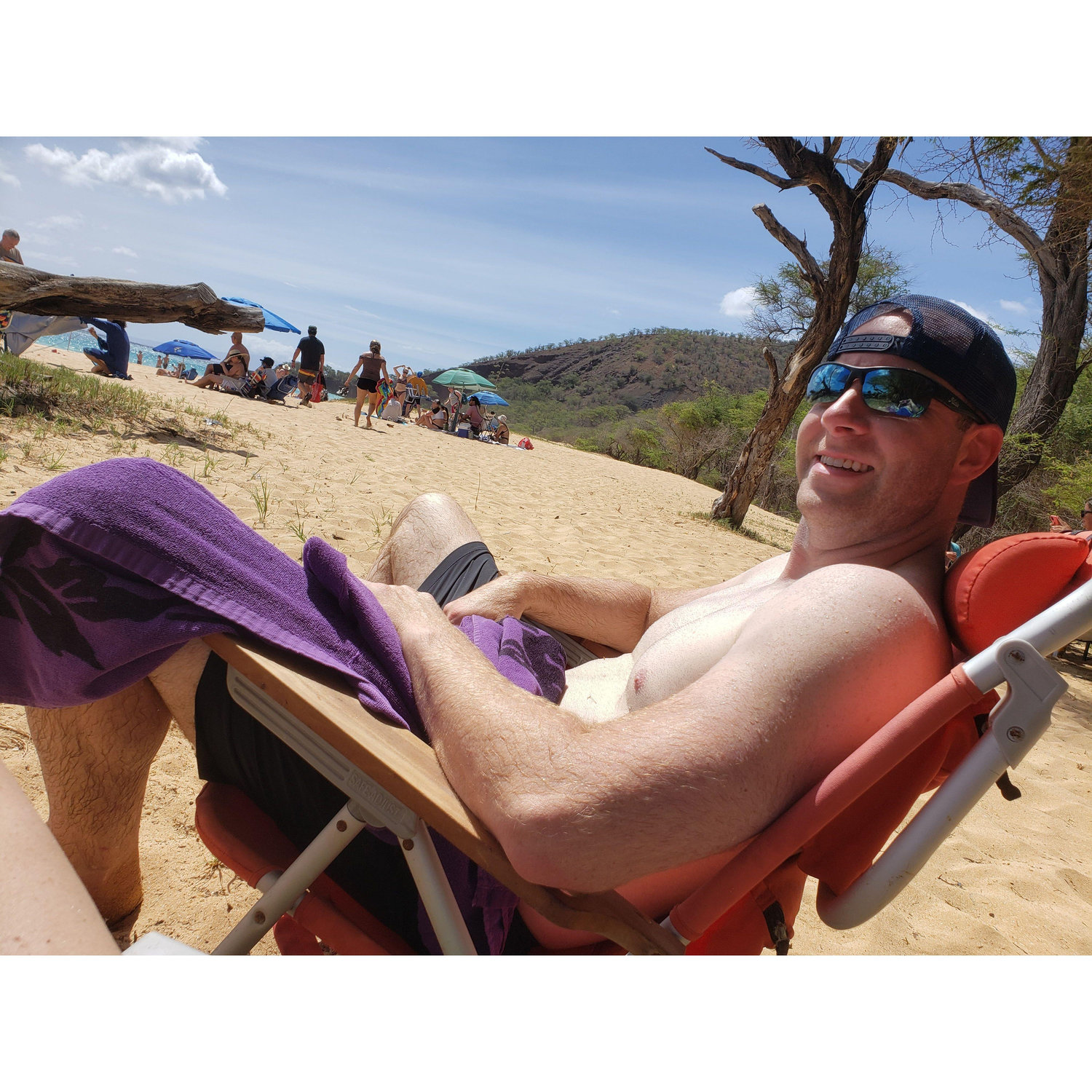 1st day at the beach in Maui