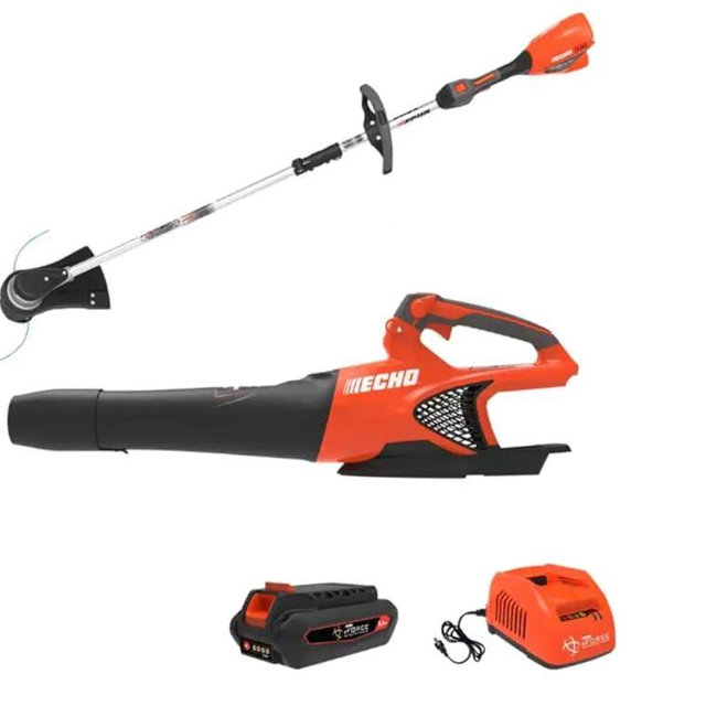 Echo eForce DCP-BVRVS1B Trimmer & Blower Combo Kit w/Battery & Charger
