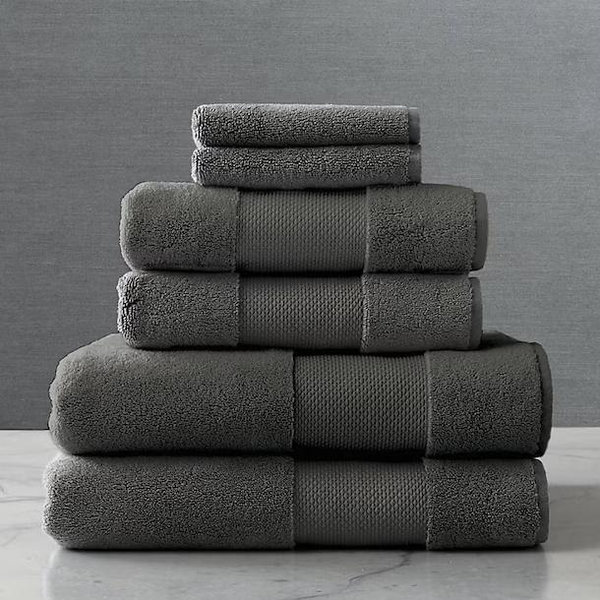Frontgate Resort Collection; Bath Towels, Set of Six - Color: Graphite