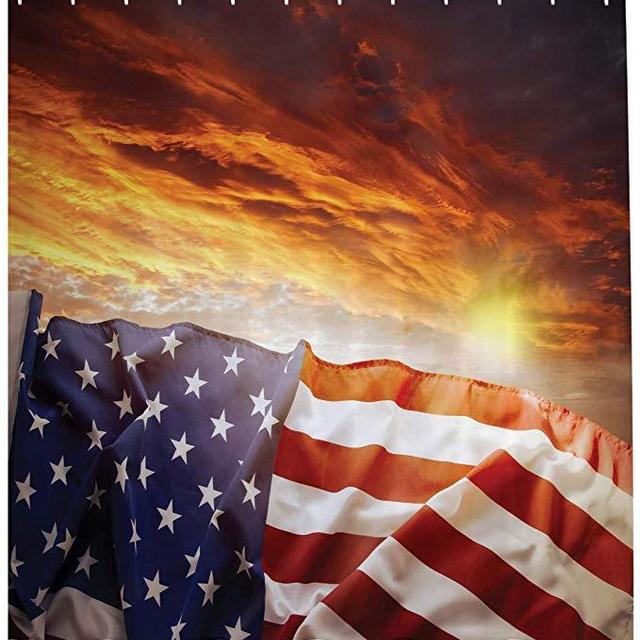 Ambesonne Sail Boat Waves and Octopus Old Look Home Textile European Style Bathroom Decoration Cozy Lovely Decor Pleasing Peculiar Design Hand Drawing Effect Fabric Shower Curtain Blue