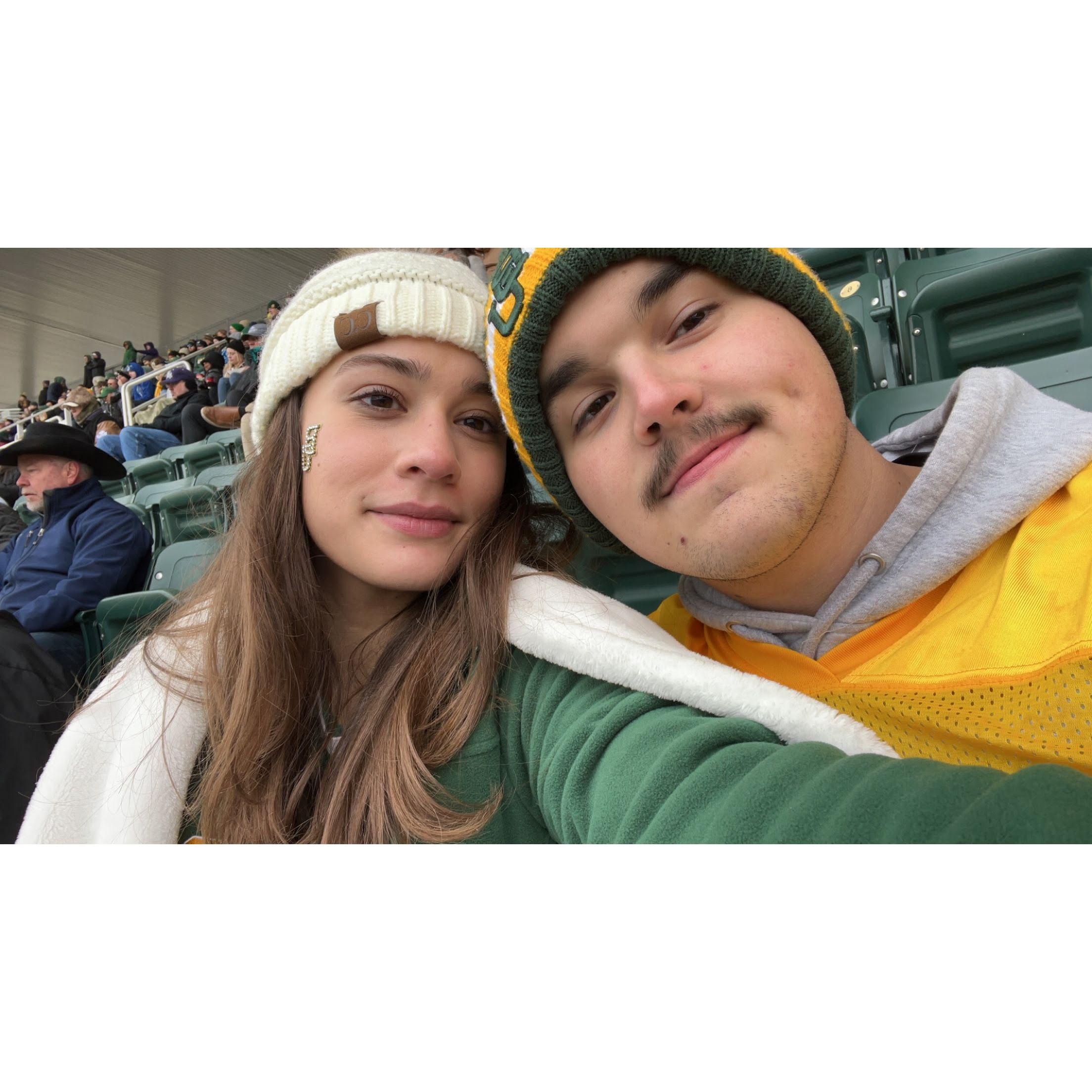 Forever grateful that we both found ourselves at Baylor, where our love story began. Go Bears!