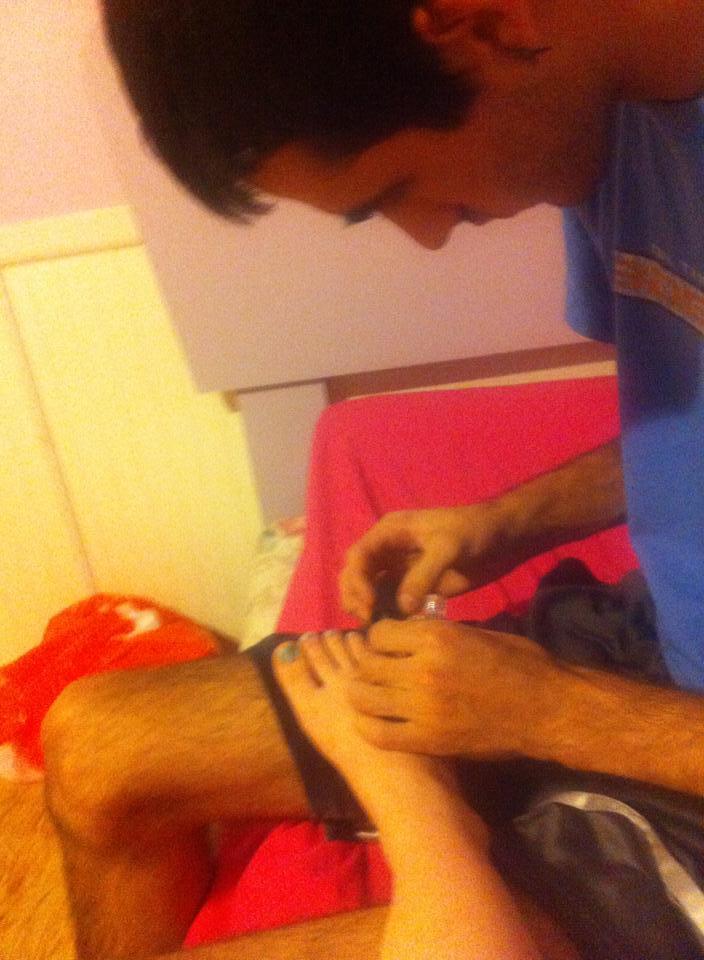 he painted my nails for me when i got out of the hospital and was on bedrest