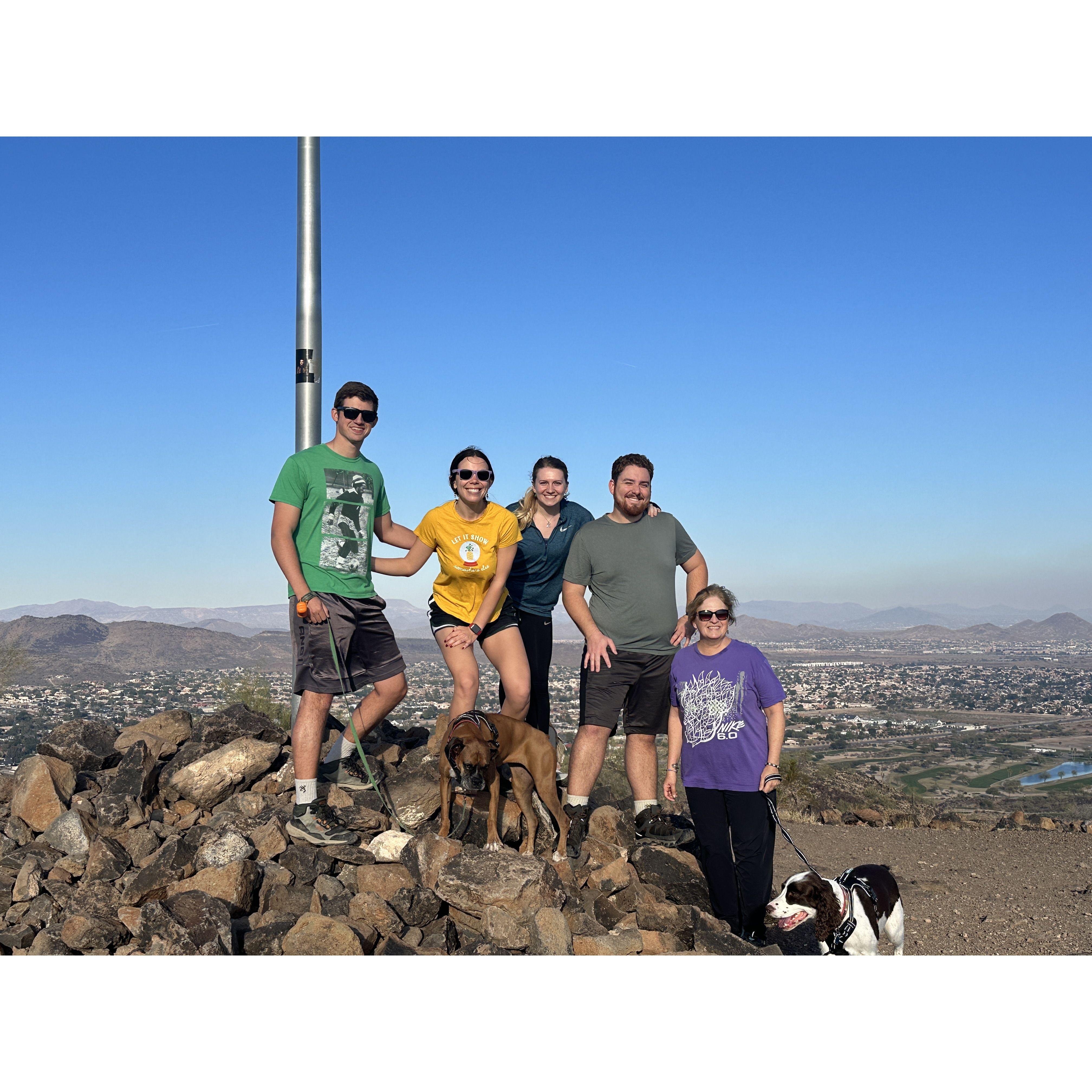 Another successful hike at Thunderbird Mountain!