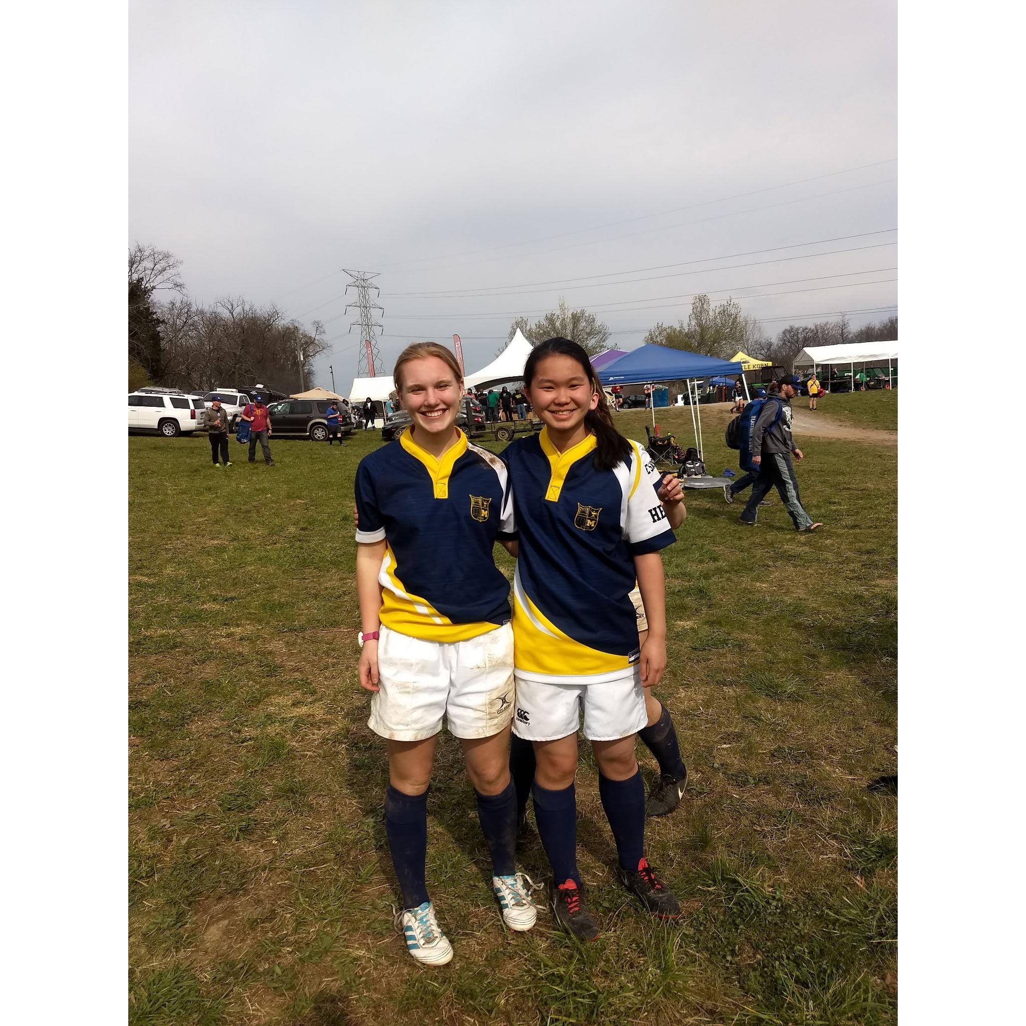 Our first picture together from before we even started dating!