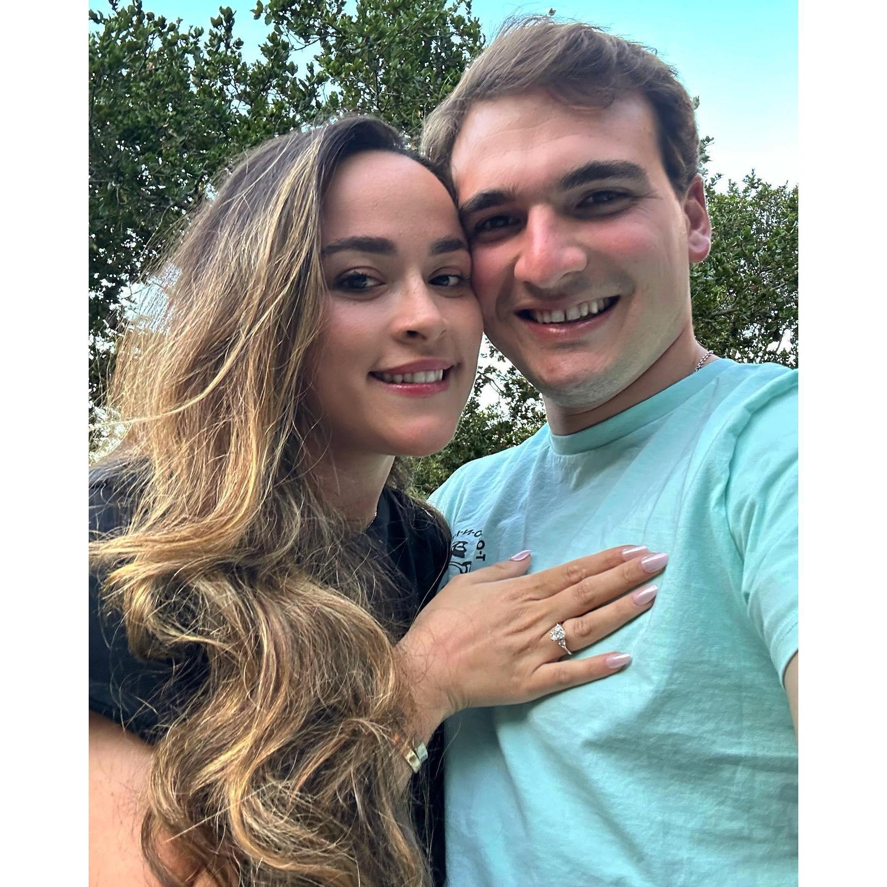 We got engaged in San Rafael, California. A beautiful day we will both remember forever!
