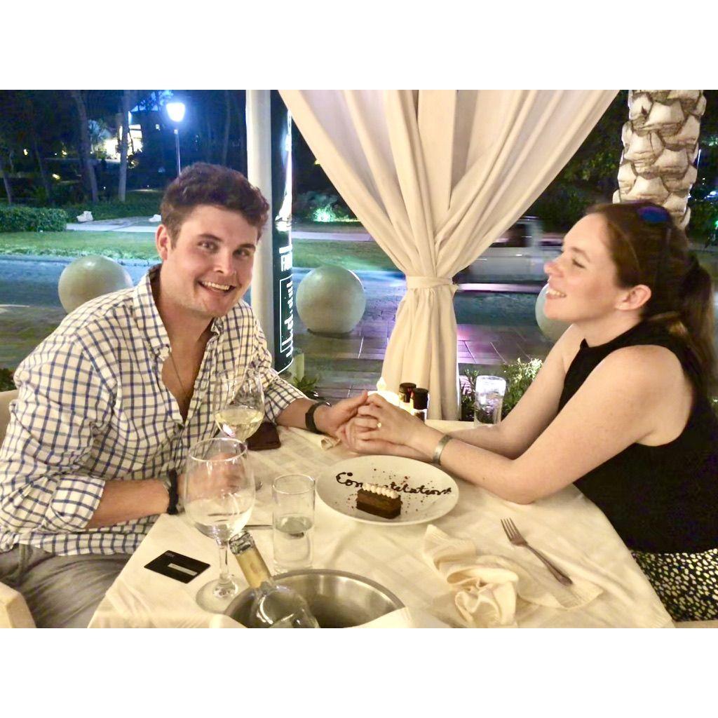 celebrating our engagement & Ian's 29th birthday in sunny Aruba