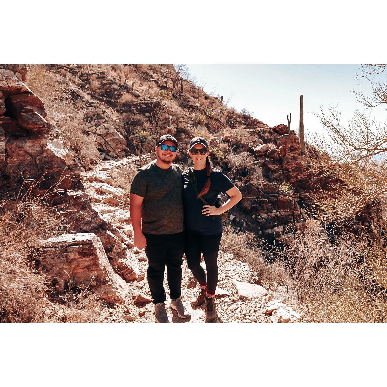 Hiking in Tuscon!