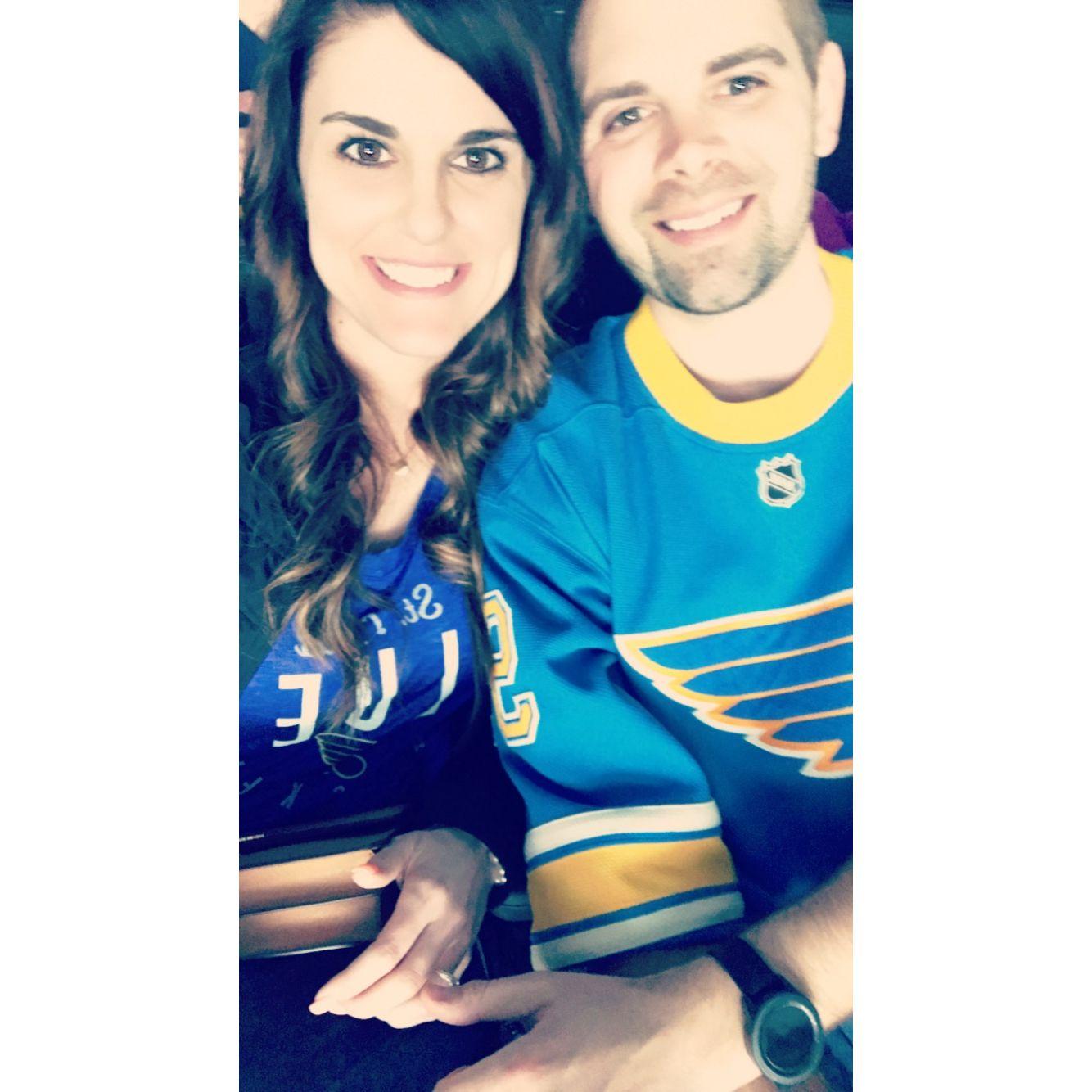 First date to a Blues game! (3-23-2019)