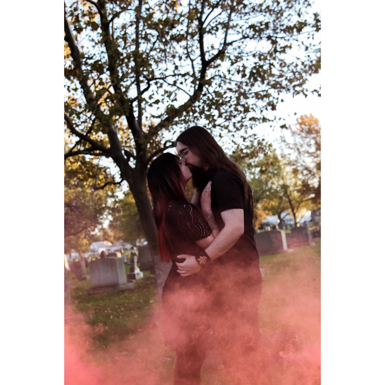 Engagement Photos 🖤
♡Location: Elmlawn Memorial Park
♡Photographer: Alyssa Knowlton, Lyssa Lee Photography