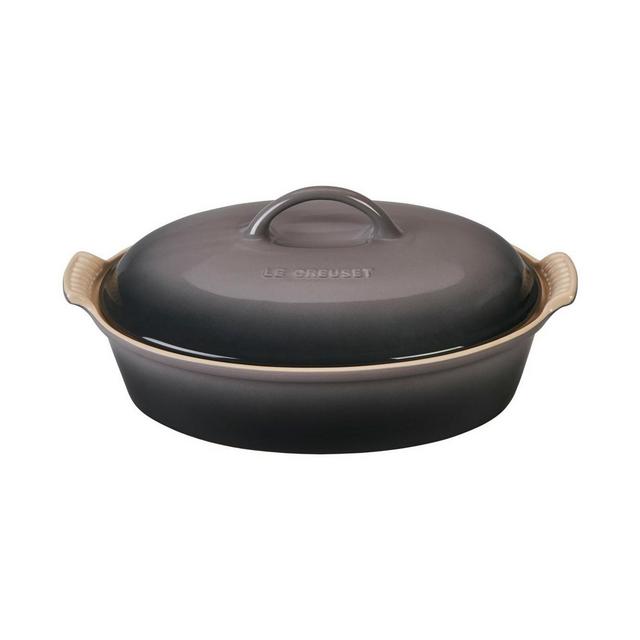 Le Creuset Stoneware 4-Qt. Heritage Covered Oval Casserole