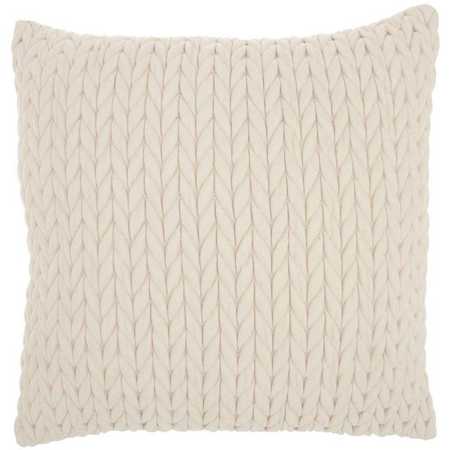 Nourison Life Styles Ivory Decorative Throw Pillow , 18"X18"