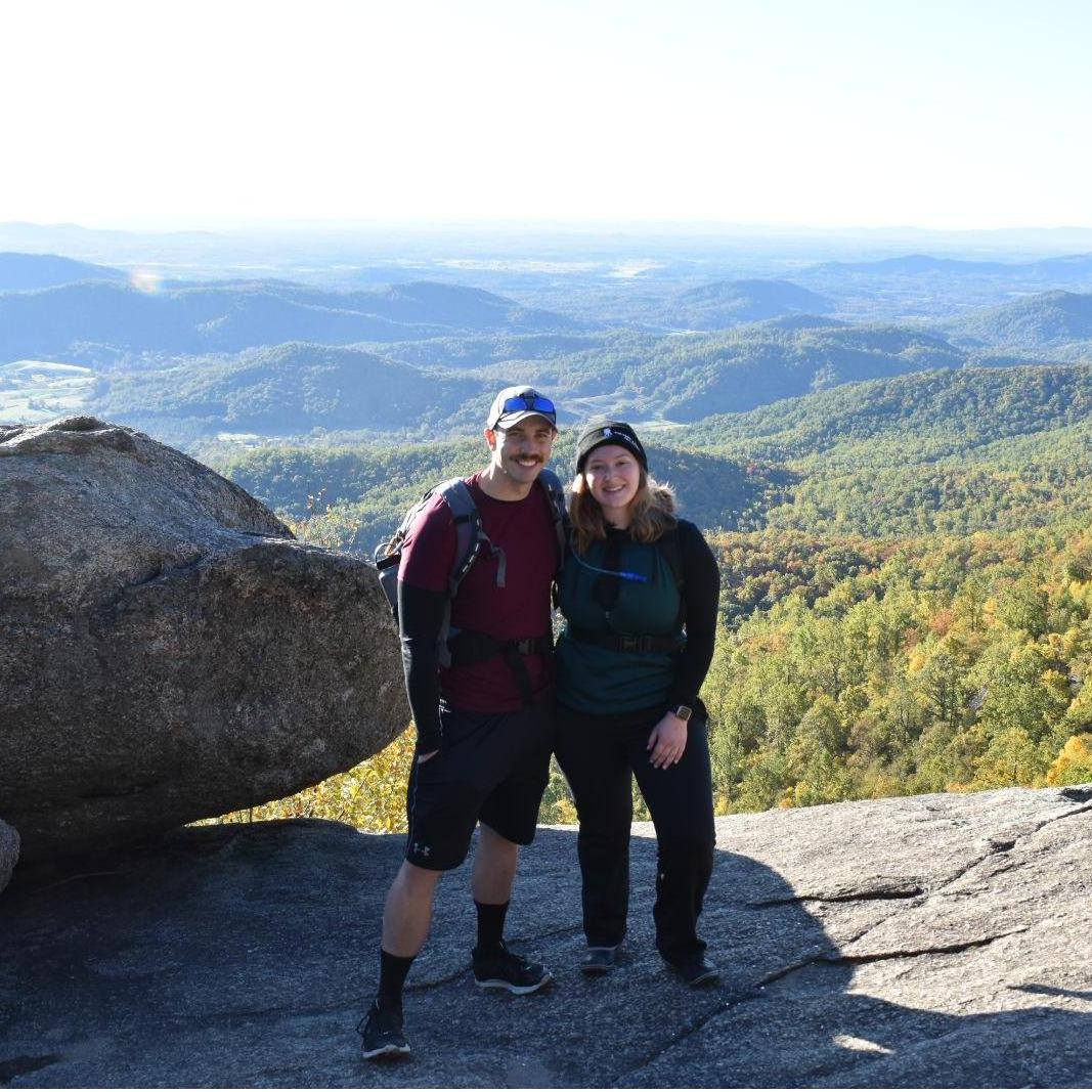 10.24.19. The most perfect day!  This is the first "summit", where I thought he was going to propose.  We took a picture on this same spot years prior.