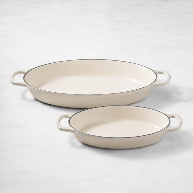 Le Creuset Signature Enameled Cast Iron Oval Baker Set, 1-Qt. & 3-Qt., Brioche