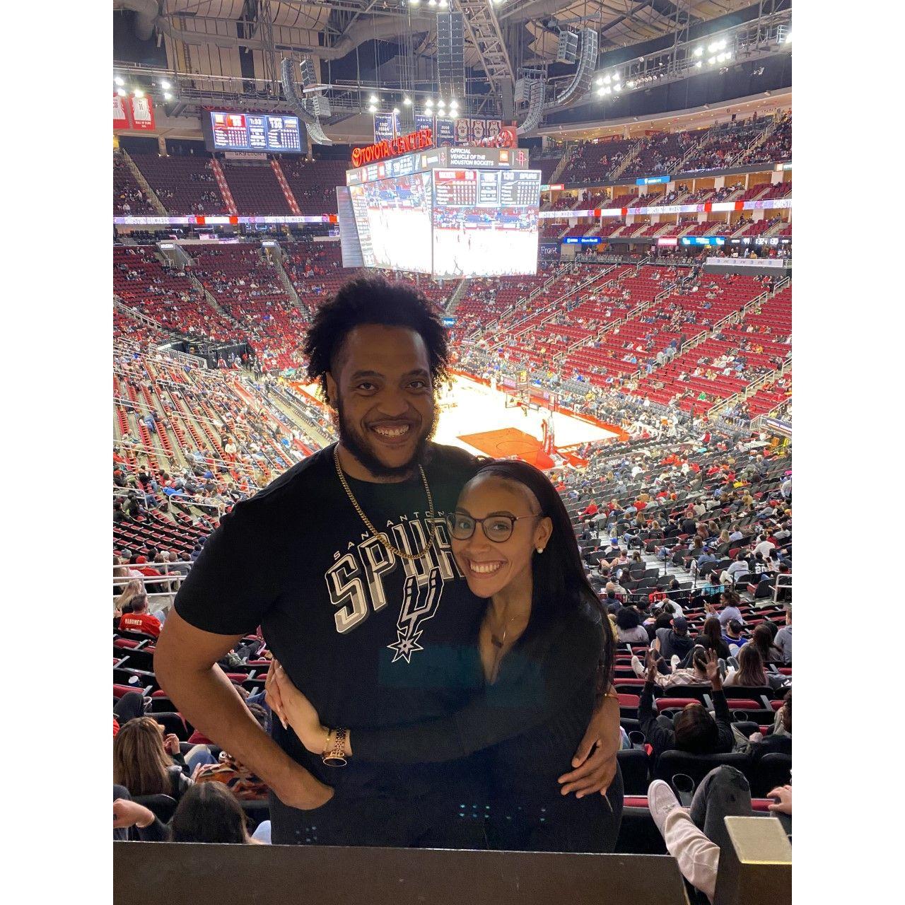 First Rockets vs Spurs Game 2022