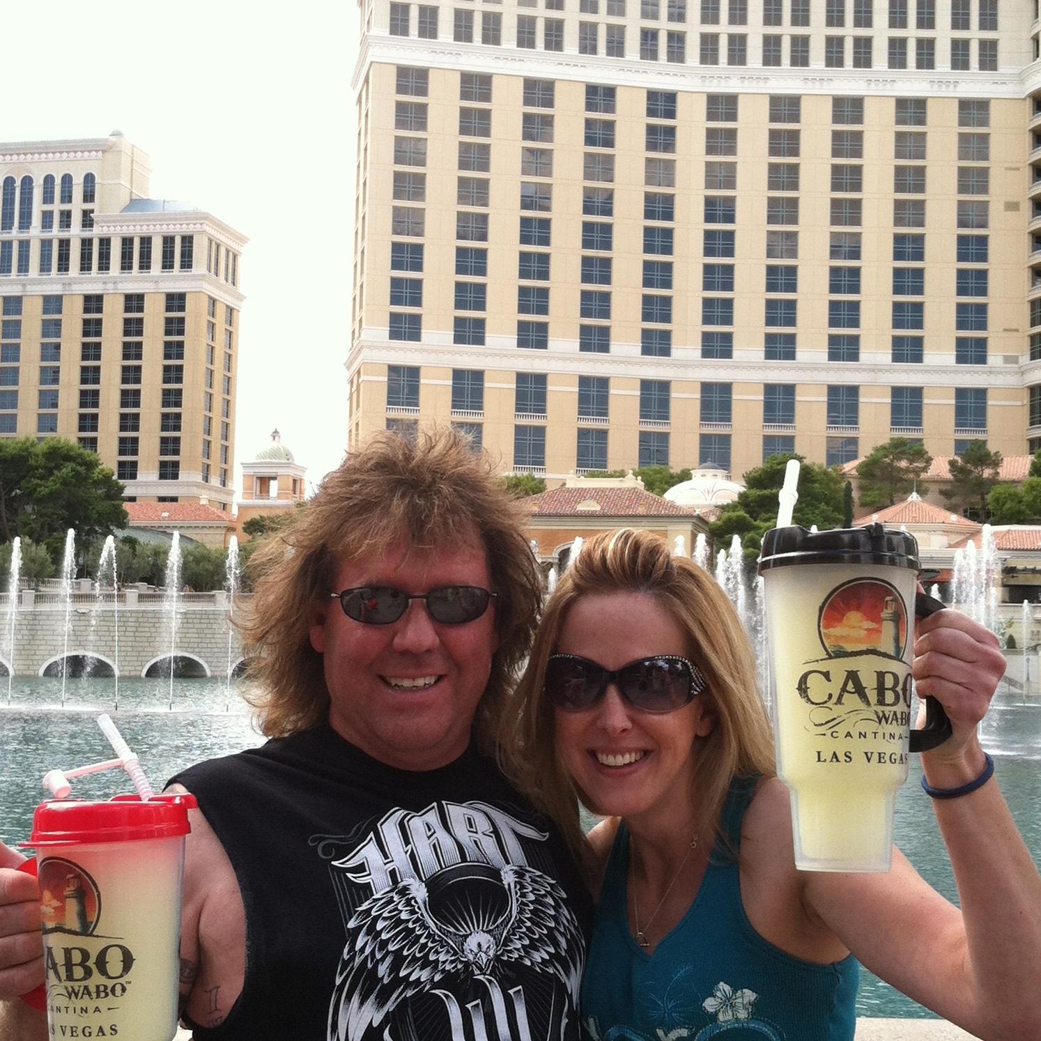 Vegas! We only knew each other a couple of months when we went here together.