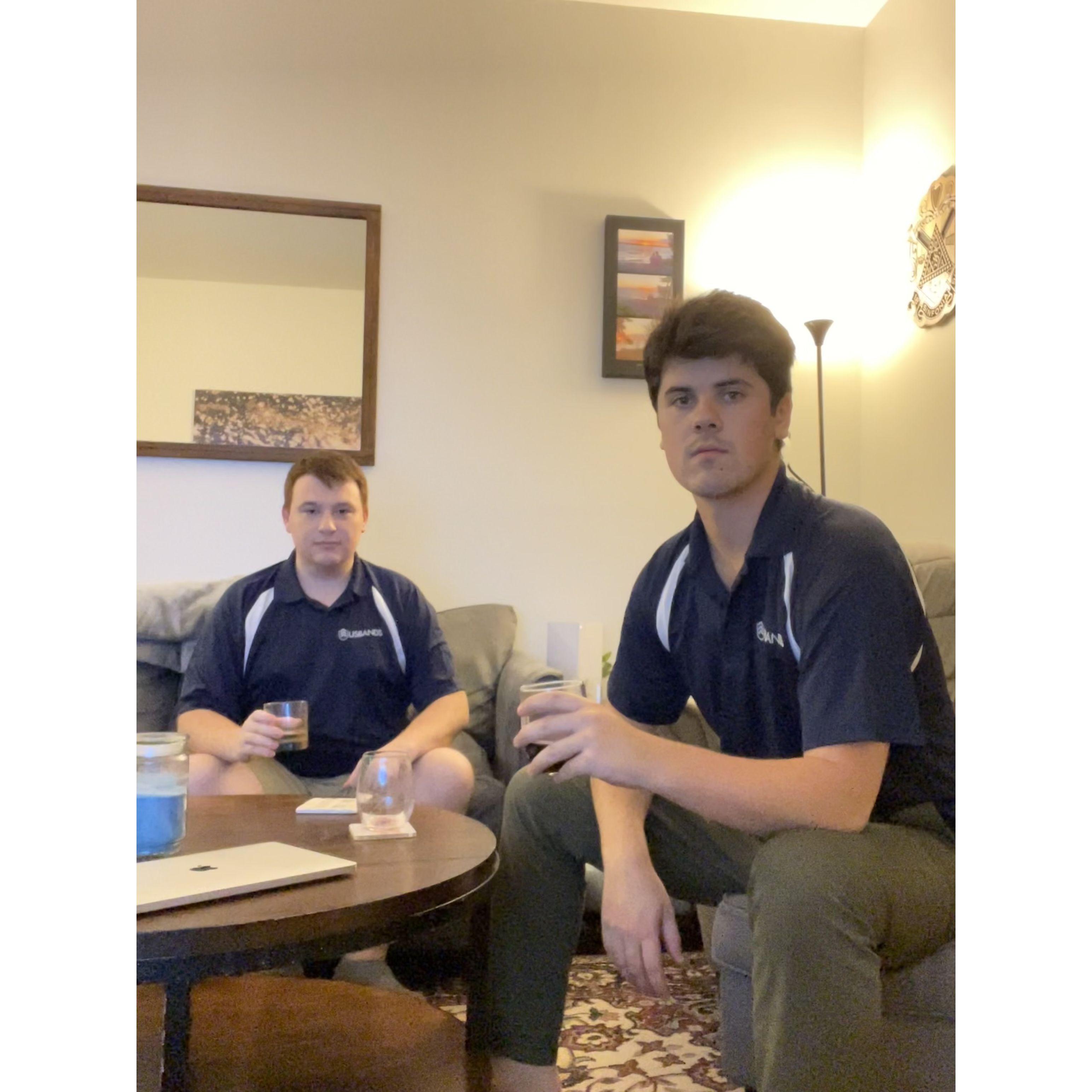 And then we were roommates