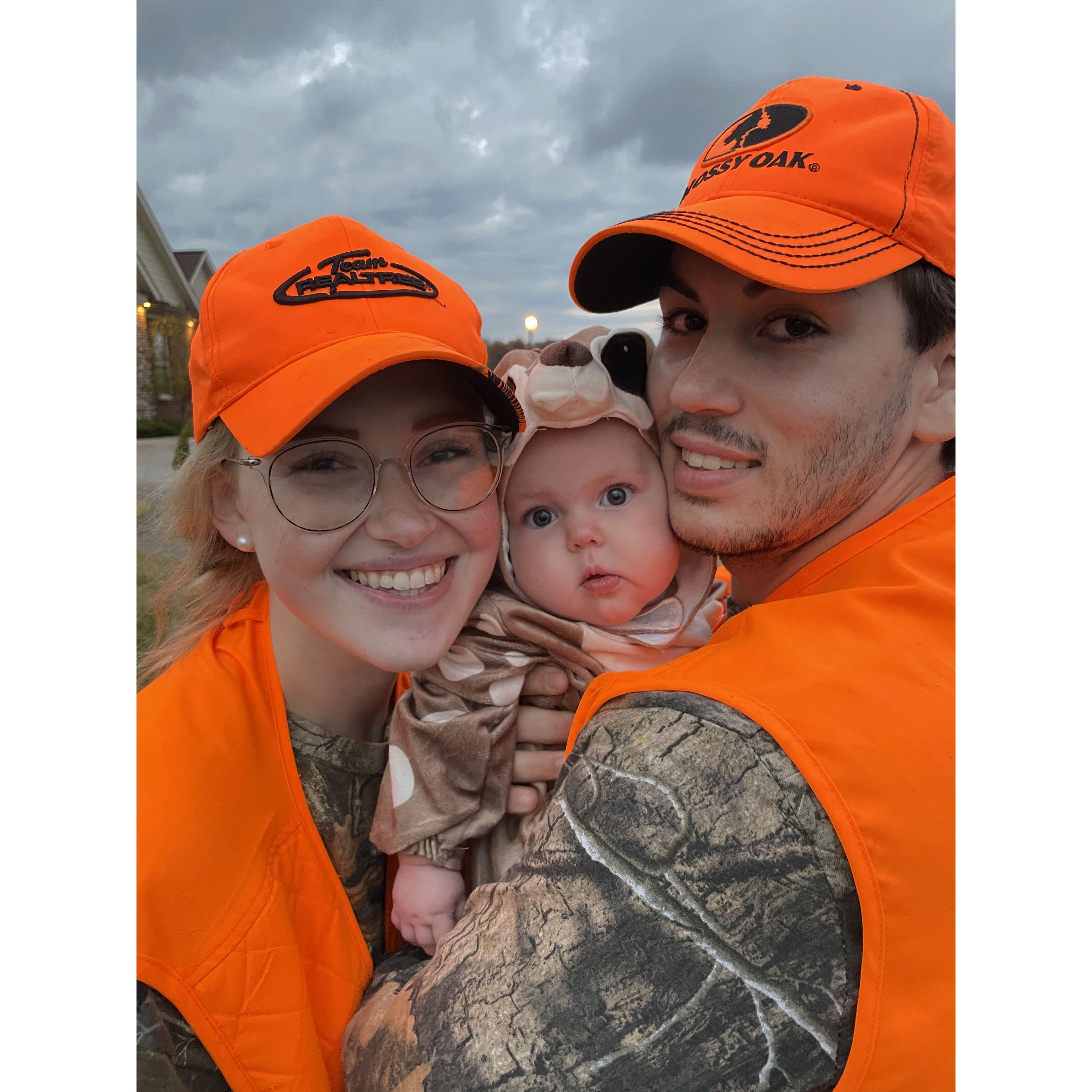 Our first halloween as a little family