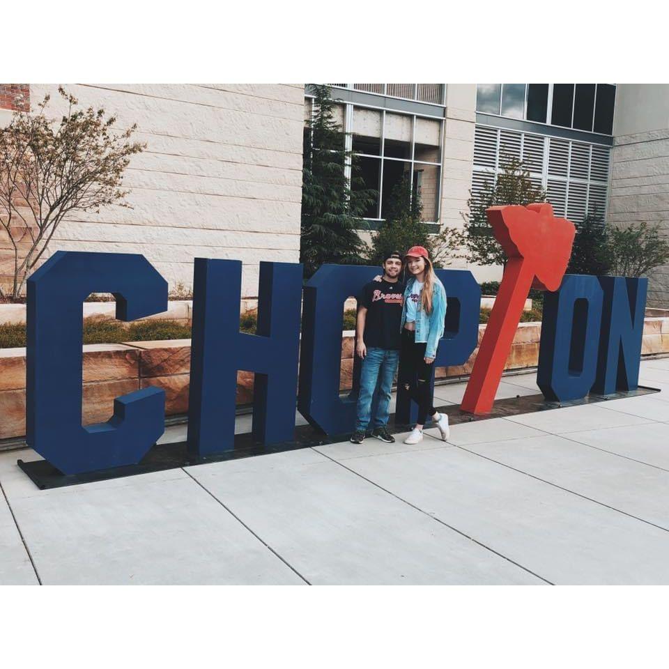 Our first trip to ATL to celebrate our 1 year dating anniversary