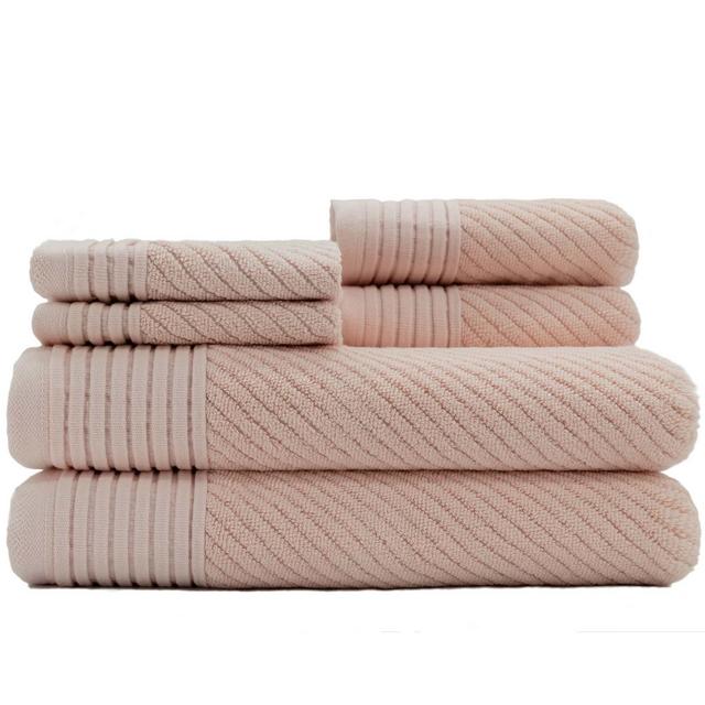 6pc Beacon Pearl Blush Bath Towels Sets - Caro Home