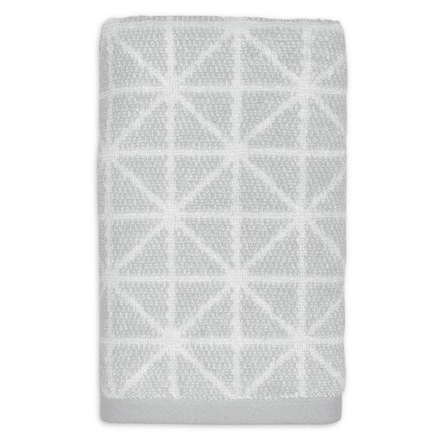Style Lounge Geo Mingle Hand Towel in Grey