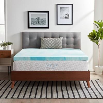 Comfort Collection 3" Gel Swirl Memory Foam Mattress Topper - Lucid
