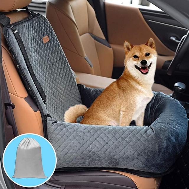 BOCHAO Dog Car Seat Pet Booster Seat Pet Travel Safety Car Seat,The Dog seat Made of Materials is Safe and Comfortable, and can be Disassembled for Easy Cleaning