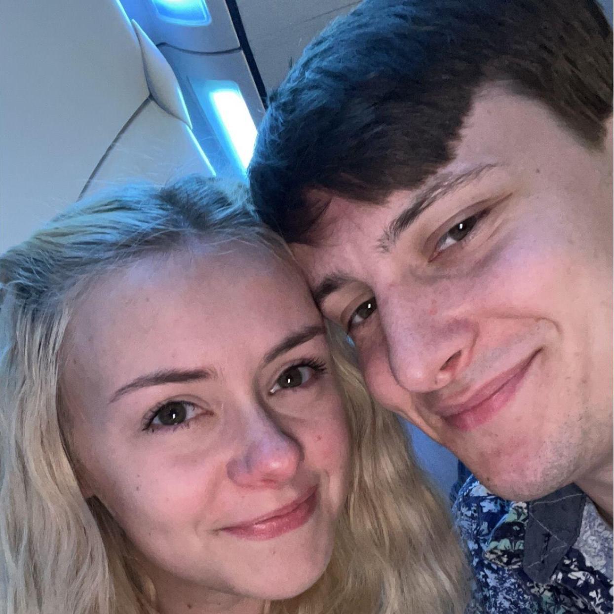 Taylor's first plane ride!