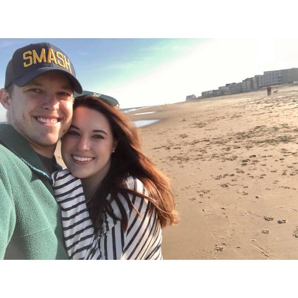 We love the beach any time of year. Cold hands, warm hearts.