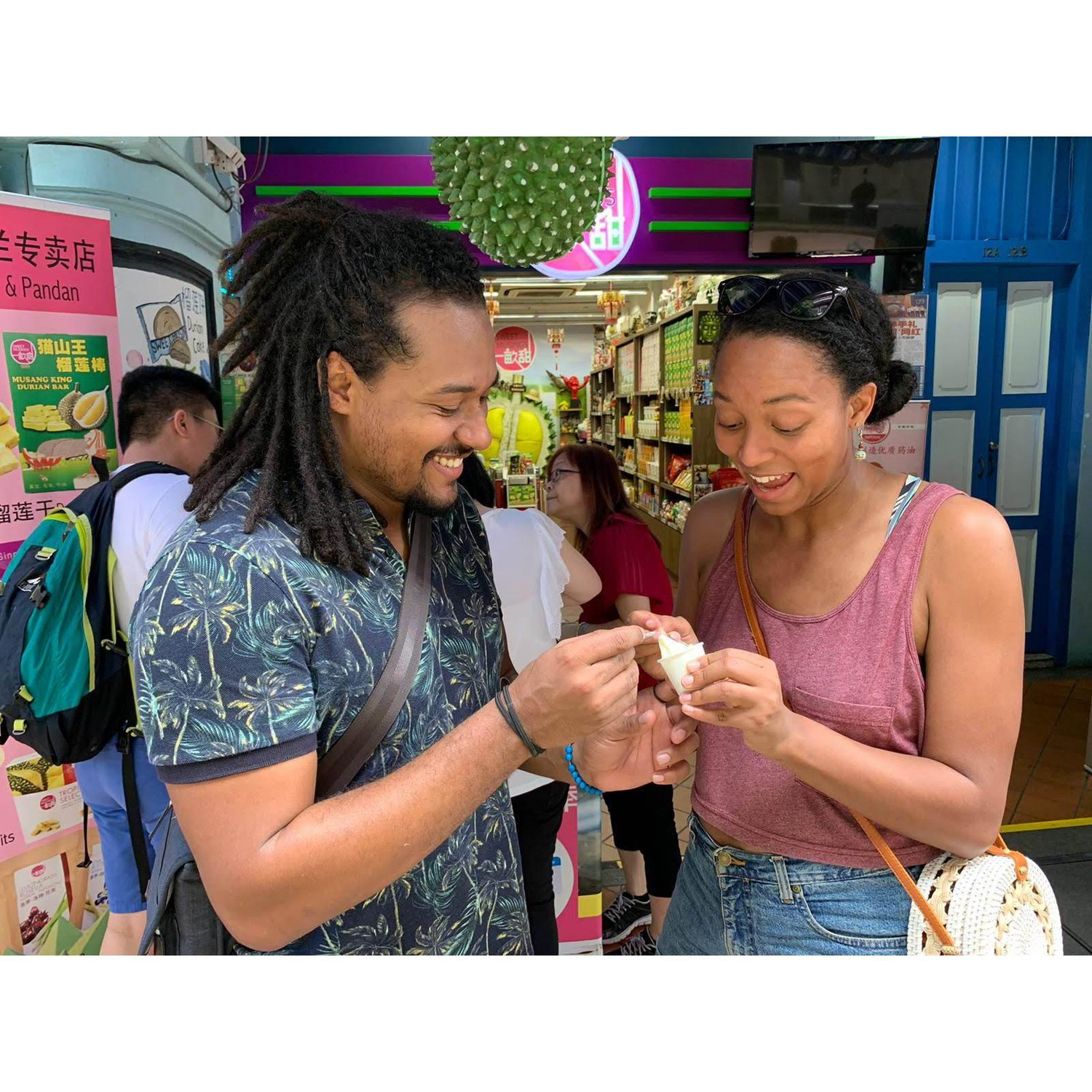 Who needs mistletoe when you've got Durian?