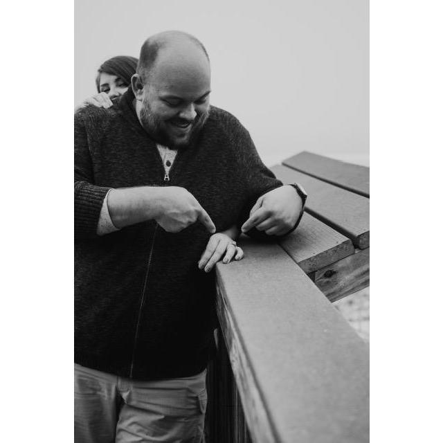 He's very proud of the ring.