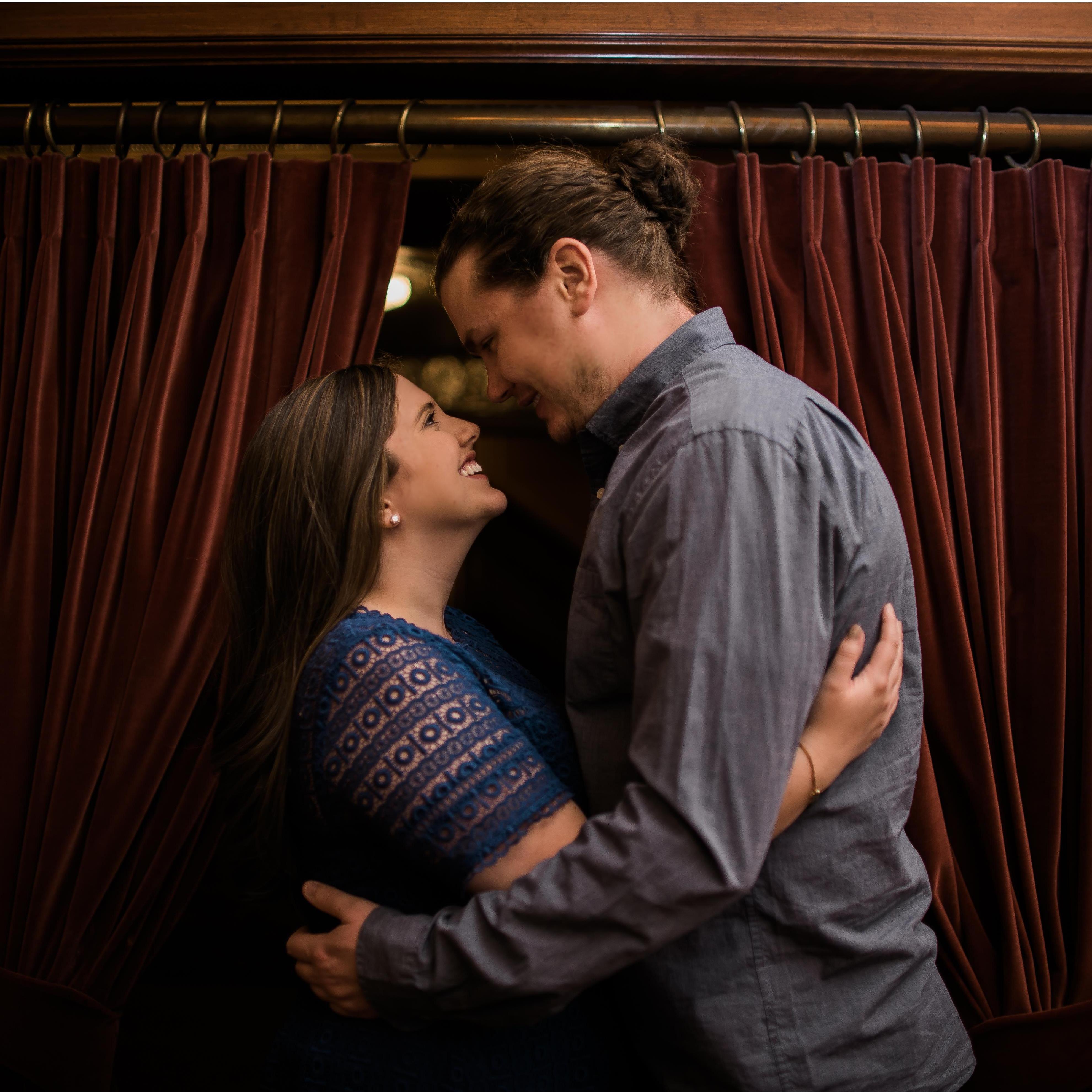 One of our engagment photos taken at the Benedum Center in Pittsburgh.
Photo by Mel Moraes Wilson - http://www.moraesphotography.com/
