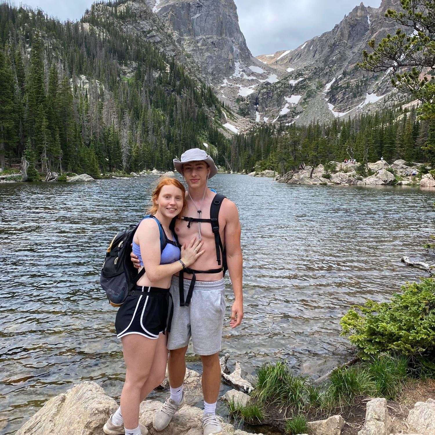 Our first trip together, to Colorado of course.