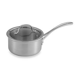 Calphalon® Tri-Ply Stainless Steel 1.5 qt. Saucepan with Lid