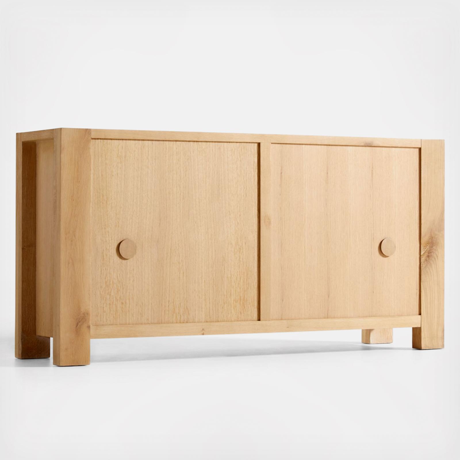 Crate and Barrel Terra Oak Sideboard Zola