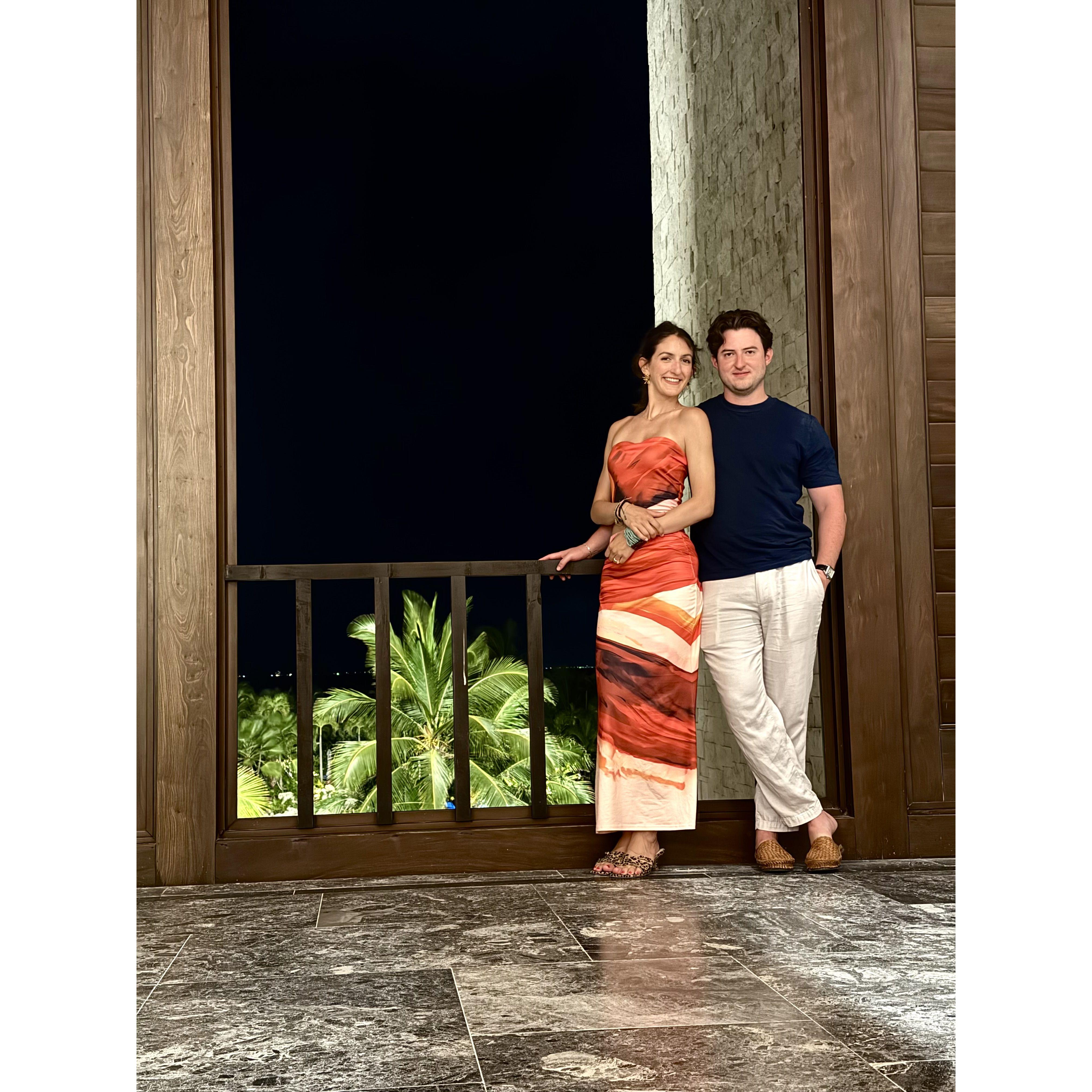 The weekend we got engaged we kept the news to ourselves! It was the most fun secret to keep :)