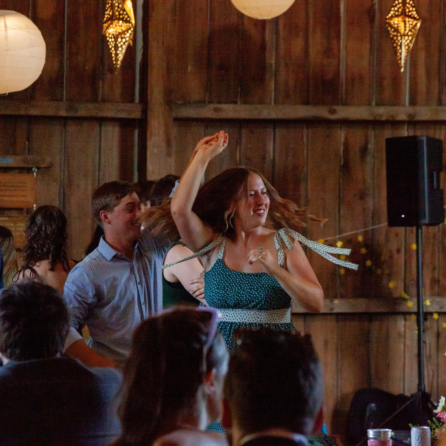 Showing off our moves at a friends wedding - 2025