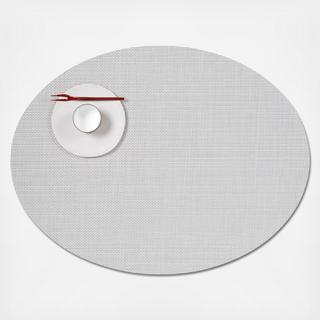 Mini Basketweave Oval Placemat, Set of 4