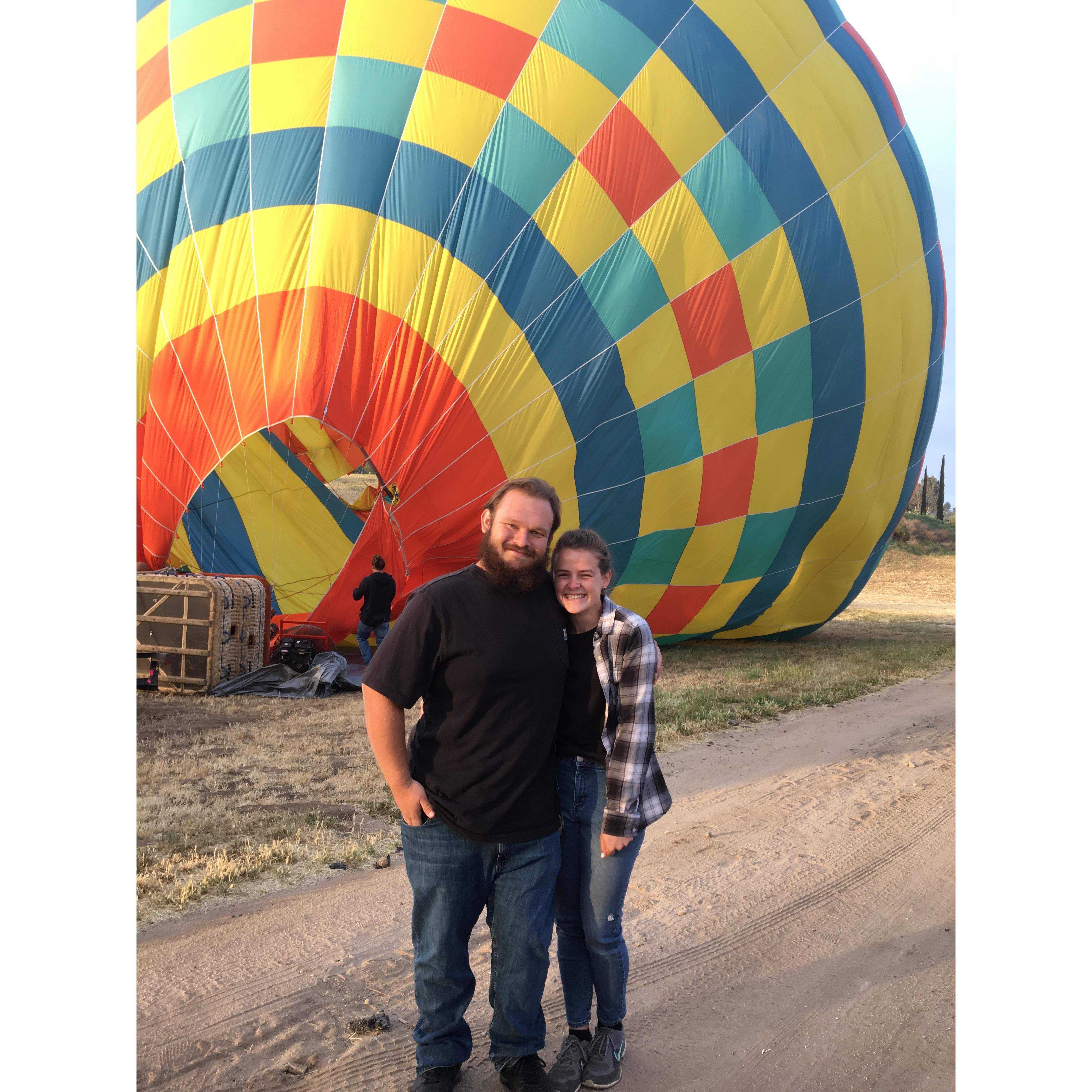 Surprise Balloon ride!
