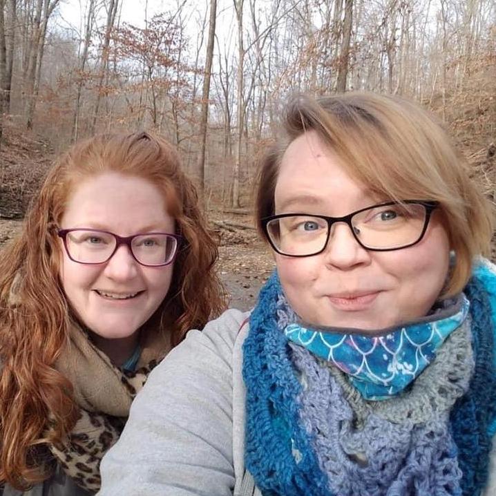 Rock Run trail at Bernheim Forest, where Brie's fear of heights and Adina's fear of gravity were tested.