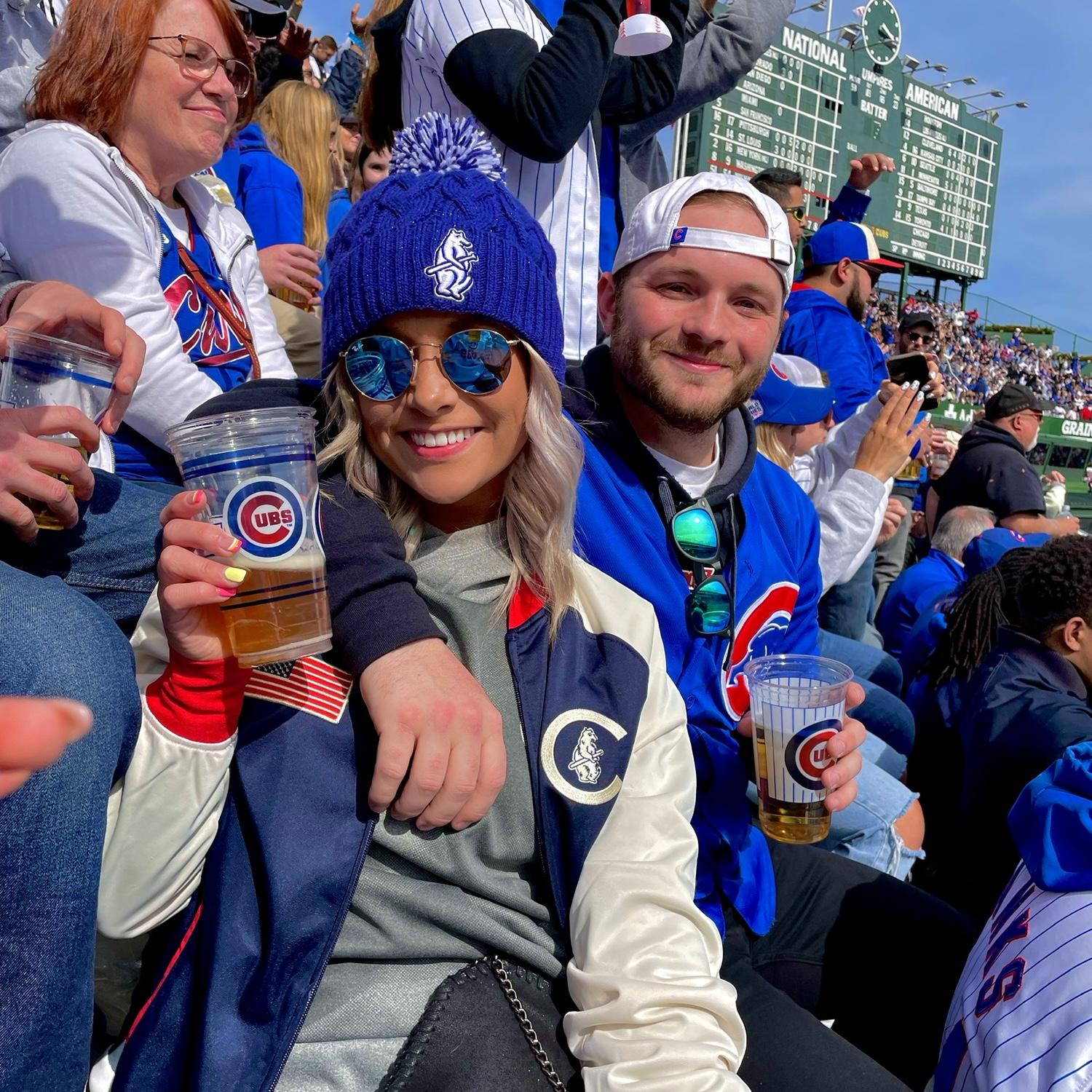 Jess’ first attempt at trying to make Joe a Cubs fan!