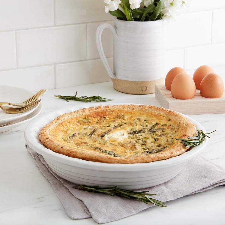 Le Creuset Heritage 9 Stoneware Pie Dish - Oyster