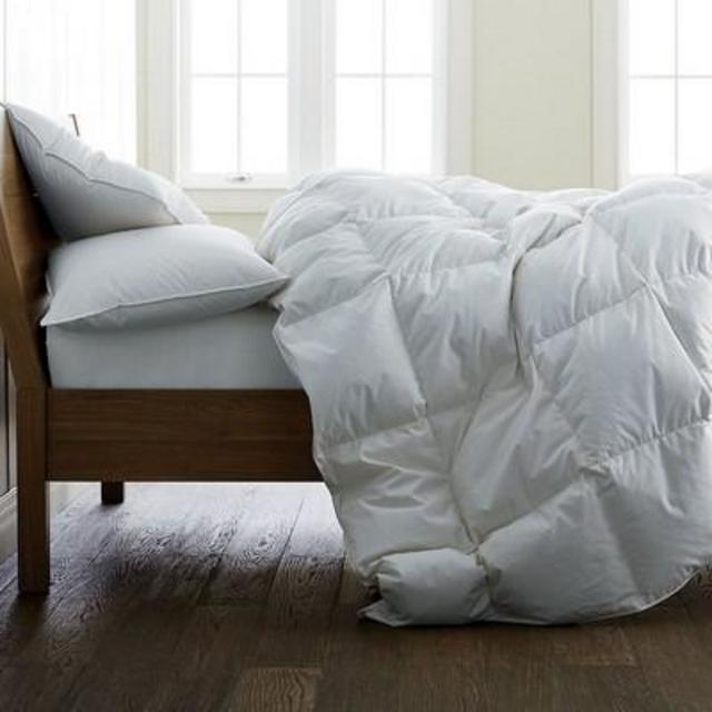 Organic Cotton Down Comforter - Extra Warmth - King/White