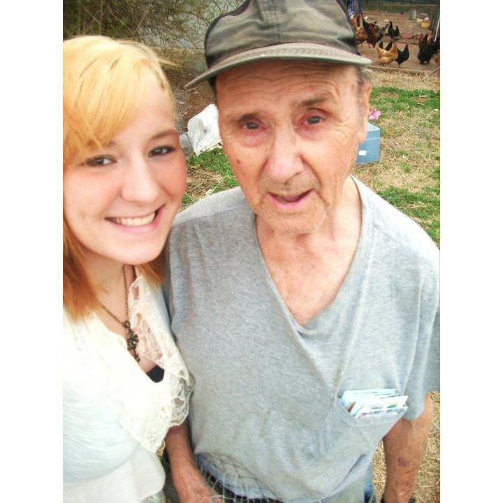 Joseph Leclerc and Kaitlin ( "Pepere" Grandfather of the Bride, Bride) Kaitlin and her grandfather spring break 2011.  

We miss you down here Pepere! You taught me so much about how love.