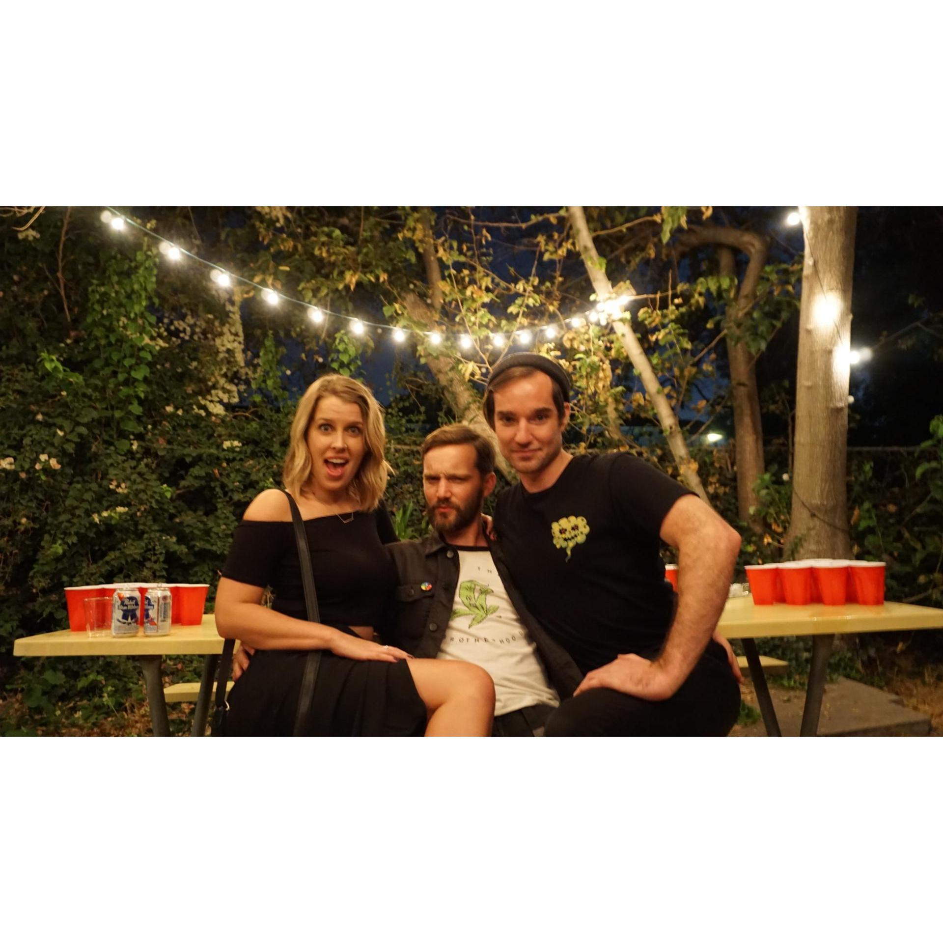 At a friend's party
