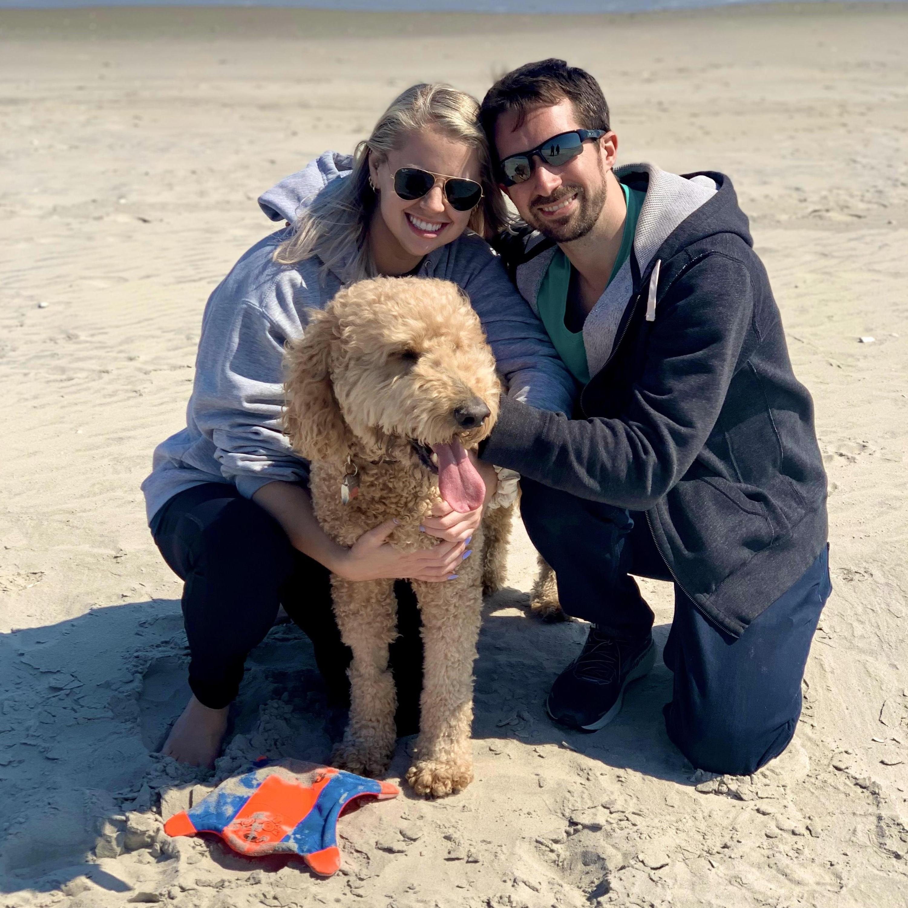 We love taking Franklin to the beach!